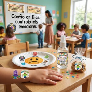 Set de Stickers Imprimibles (Estilo Bloques de Construcción)