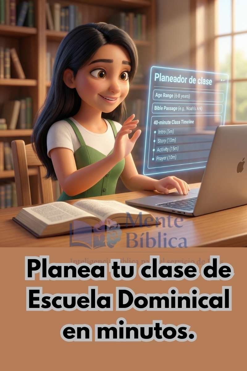 Planea tu clase de Escuela Dominical gratis y en minutos